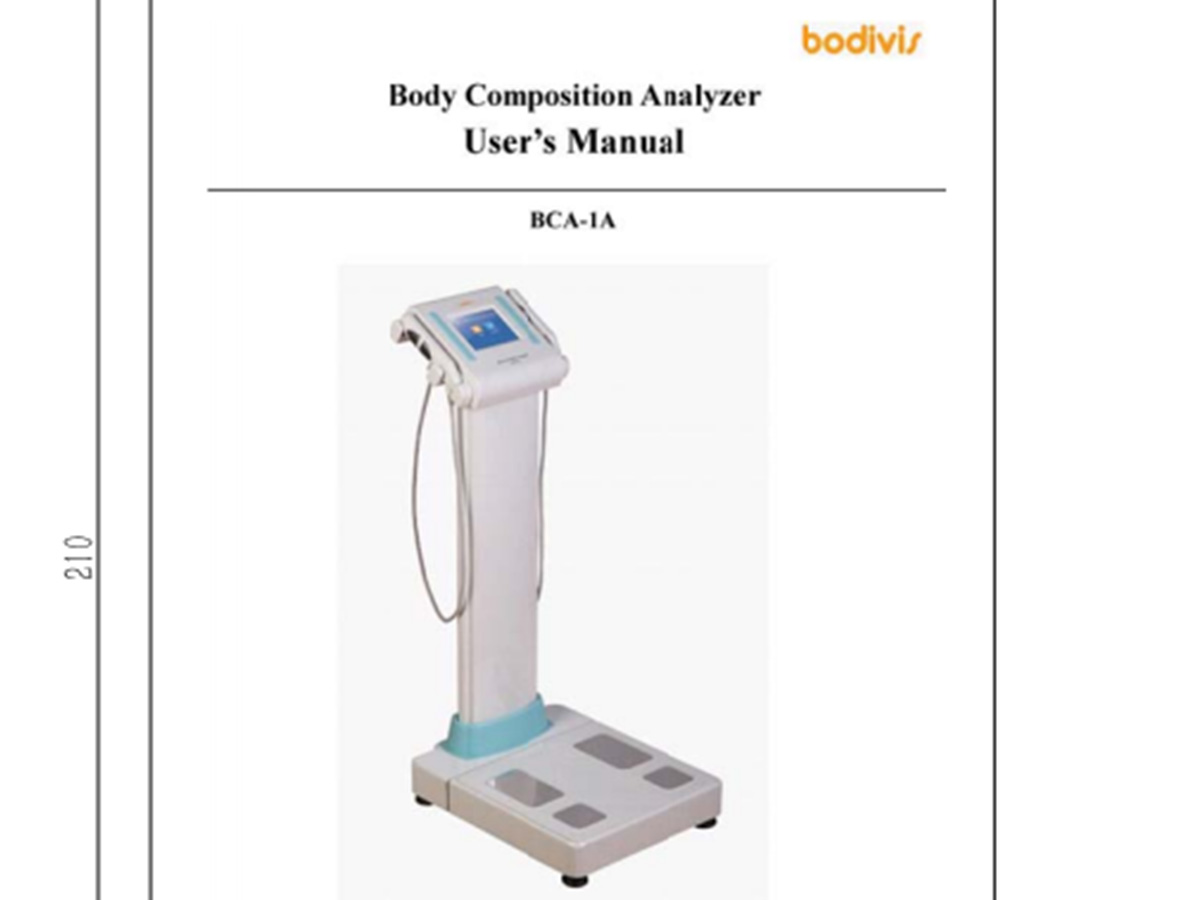 bodivis BCA 1A Manual