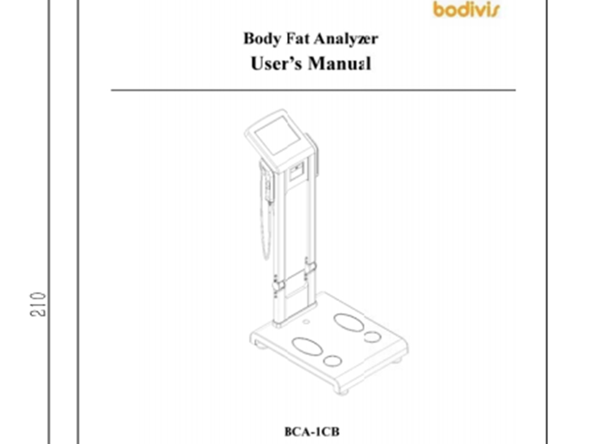 bodivis Bioimpedance BMR Body Composition Analyzer BCA-2A